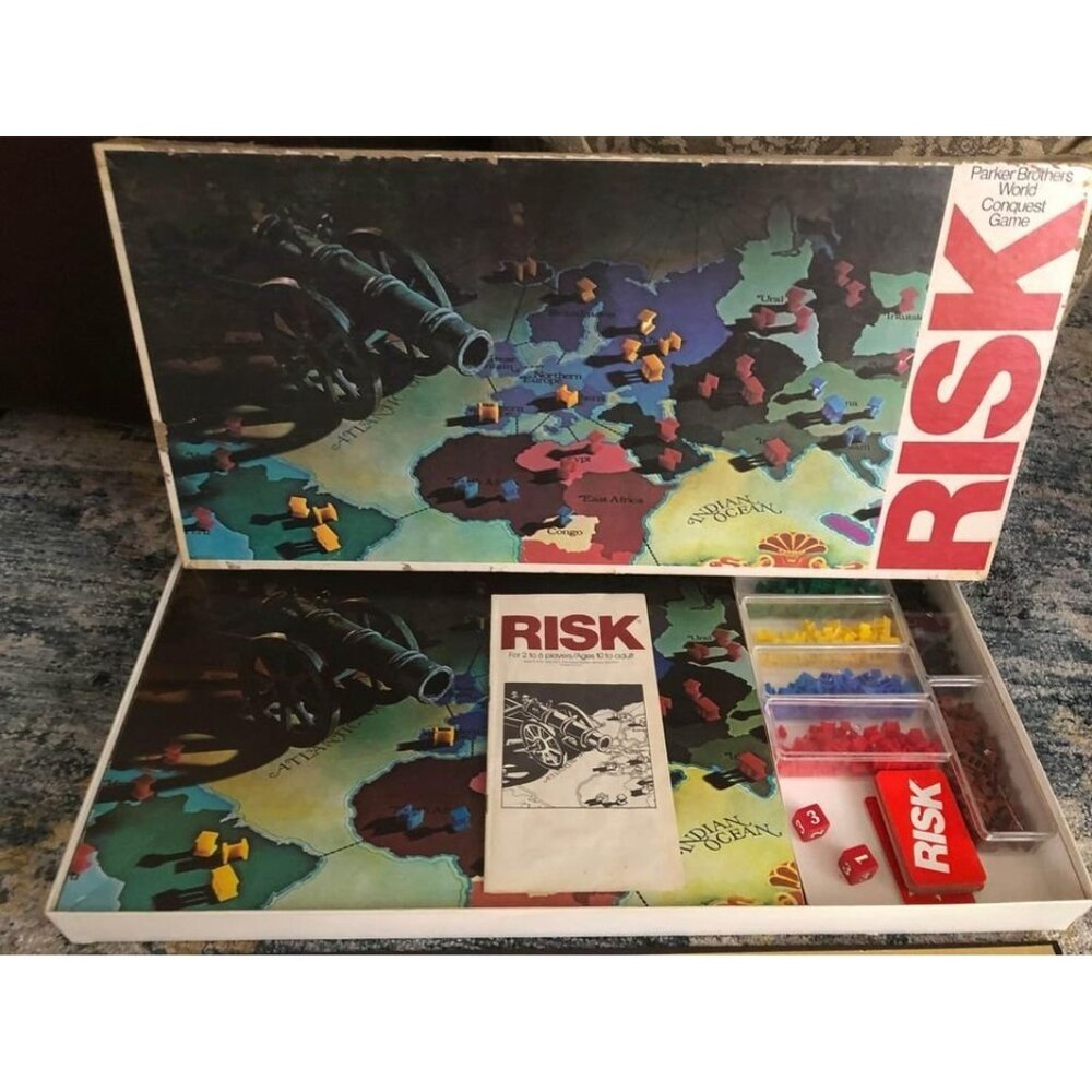 vintage Risk Board Game - Picture 3 of 5